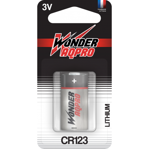 Pile CR123 - 3V - WONDER AQPRO