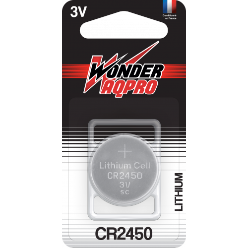 Pile CR2450 - 3V - WONDER AQPRO