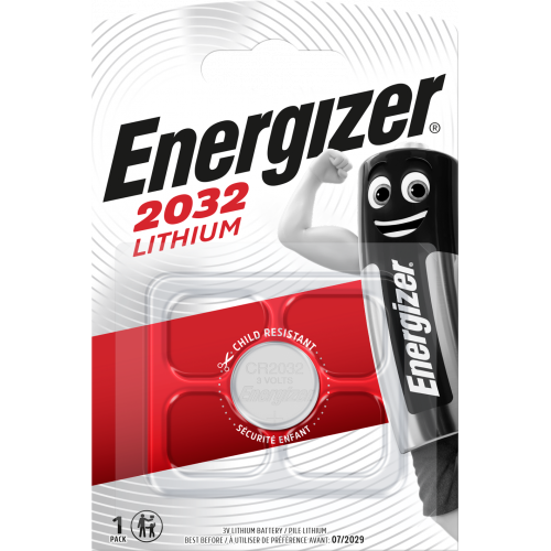 Pile bouton Lithium CR2032 - 3V - Energizer