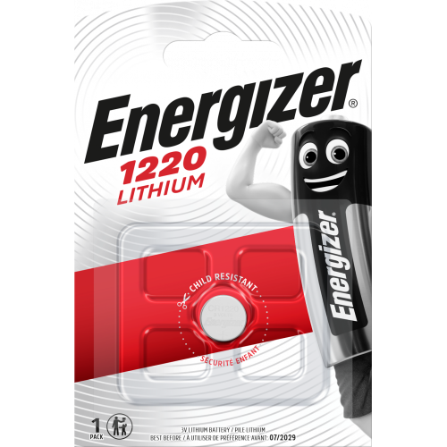 Pile Bouton CR1220 - Lithium 3V Energizer