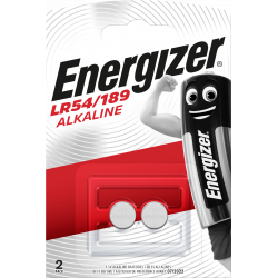 Pile bouton LR54 - V10GA - pile alcaline 189 Energizer 1,5V - par 2