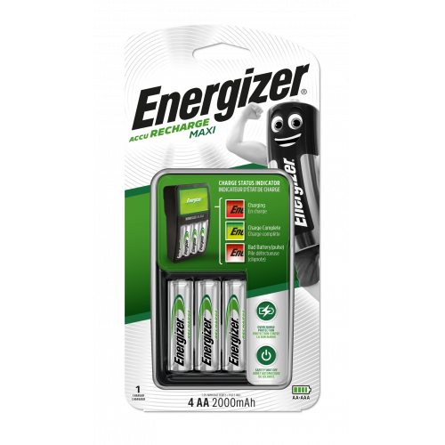 Chargeur de piles Energizer - chargeur compact chez Piles et Plus