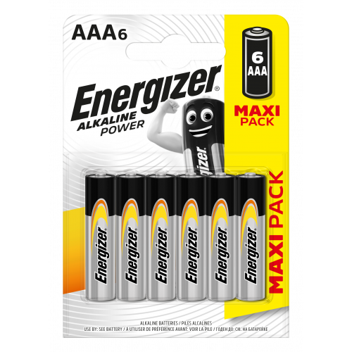 Piles AAA -LR03- Energizer Power - par 6