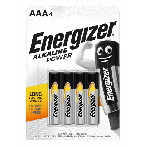 4 piles rechargeables AAA/LR03 Energizer Power - Piles