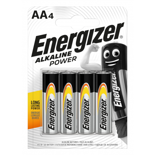 Piles AA - LR6 Alcalines - Energizer Power - Par 4