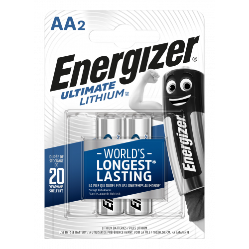 Piles lithium AA - Piles LR6 - Energizer B2