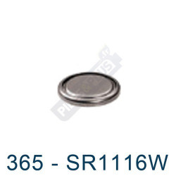 Pile montre 365 - SR1116W - oxyde d'argent Energizer - 1,55V - par 1
