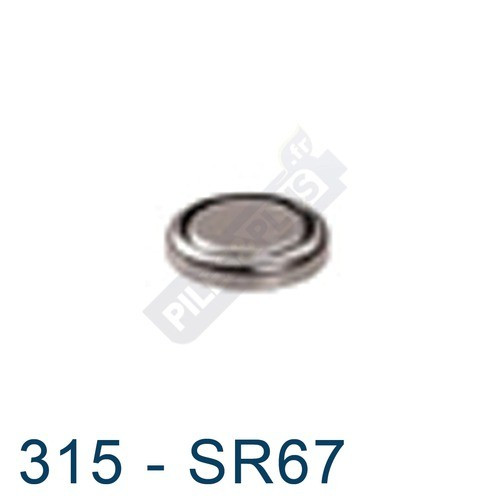 Pile montre 315 - SR67 - pile oxyde d'argent Maxell - 1,55V - par 1