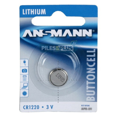 Pile au lithium pour horloge, calculatrice, souris, lampe LED, bouton, pile  bouton, CR1220, CR 100%, LM1220, BR1220, KCR1220, 3V, nouveau, 1220 -  AliExpress